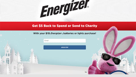 Energizer Rebate Promtional Site